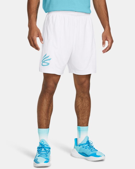 Men's Curry Splash Shorts, White, pdpMainDesktop image number 0